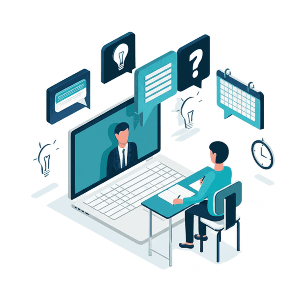 Business consultation illustration